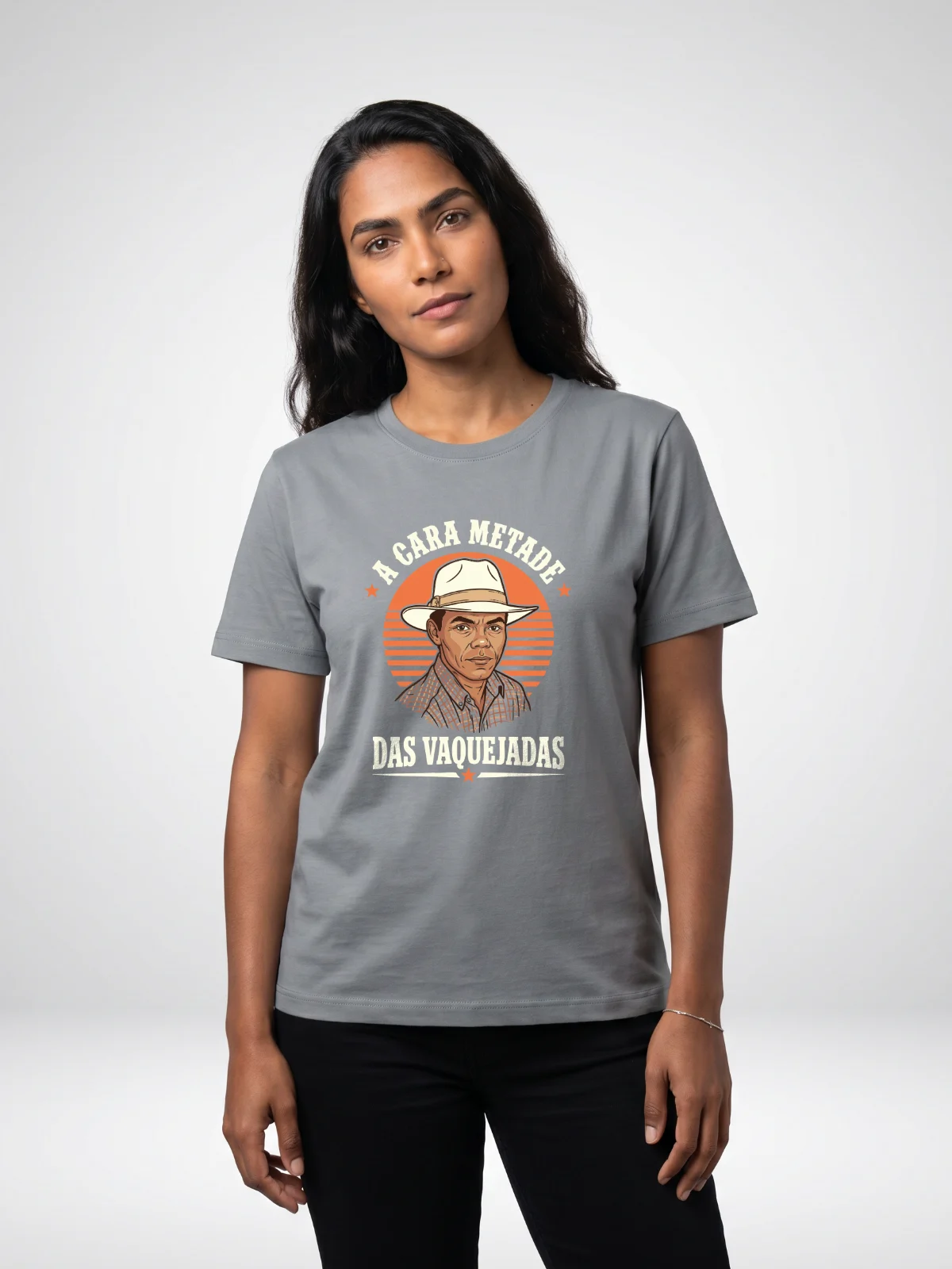 Camiseta Cara Metade Ilustração - foto 3
