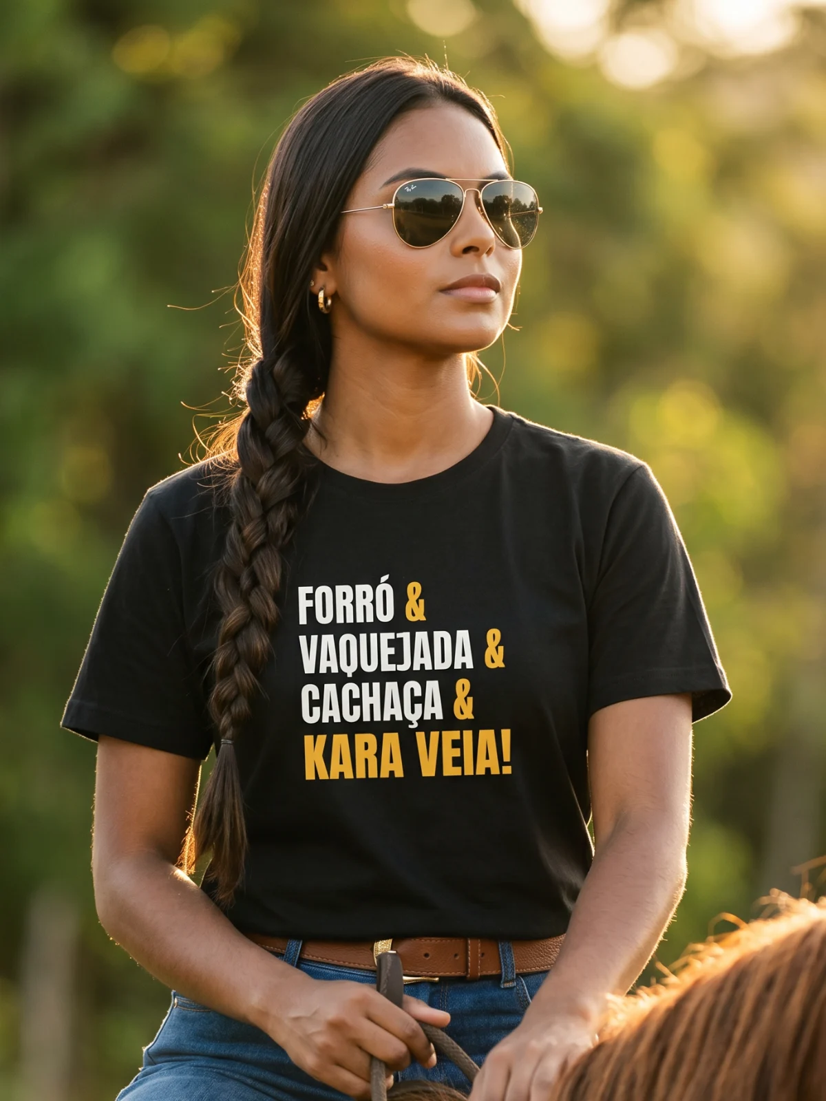 Camiseta Forró & Vaquejada & Kara Veia