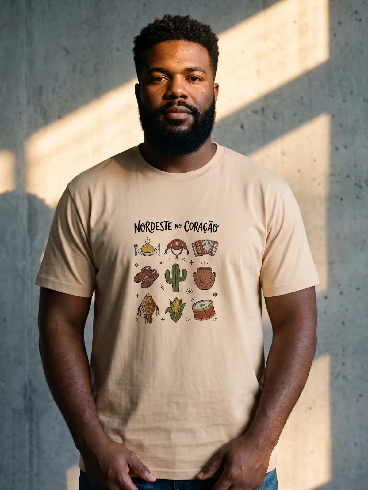 Camiseta Nordeste no Coração
