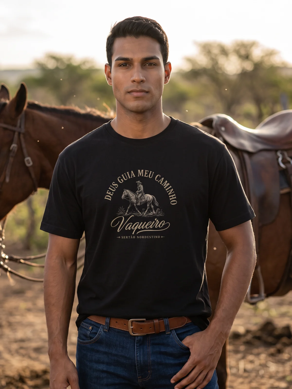 Camiseta Deus Guia Meu Caminho