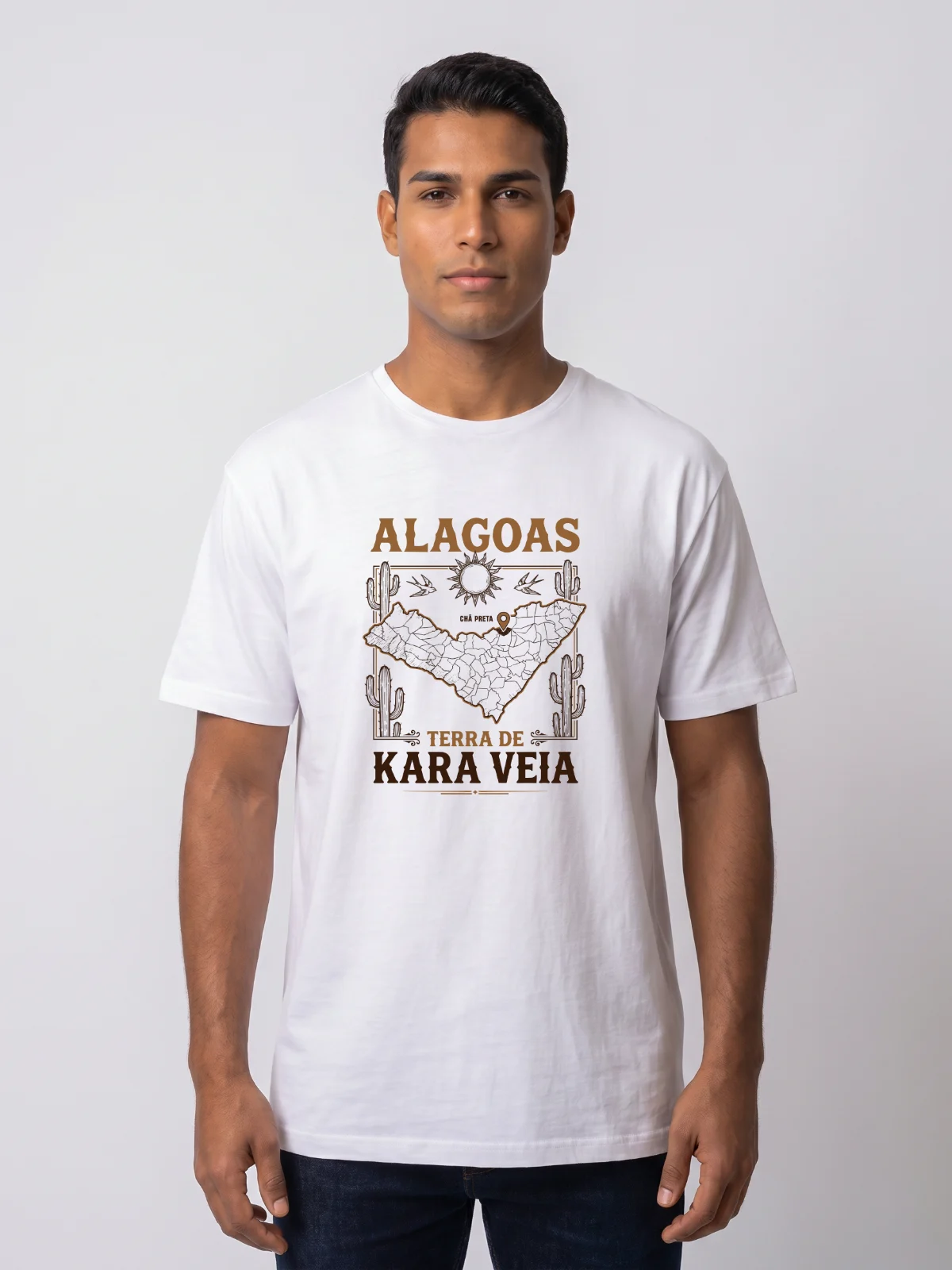 Camiseta Alagoas Terra de Kara Veia - foto 1