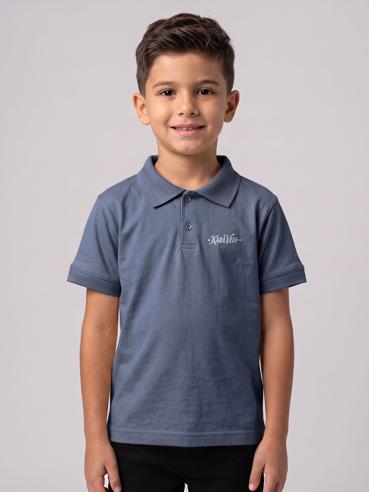 Polo Suedine Infantil Kara Veia