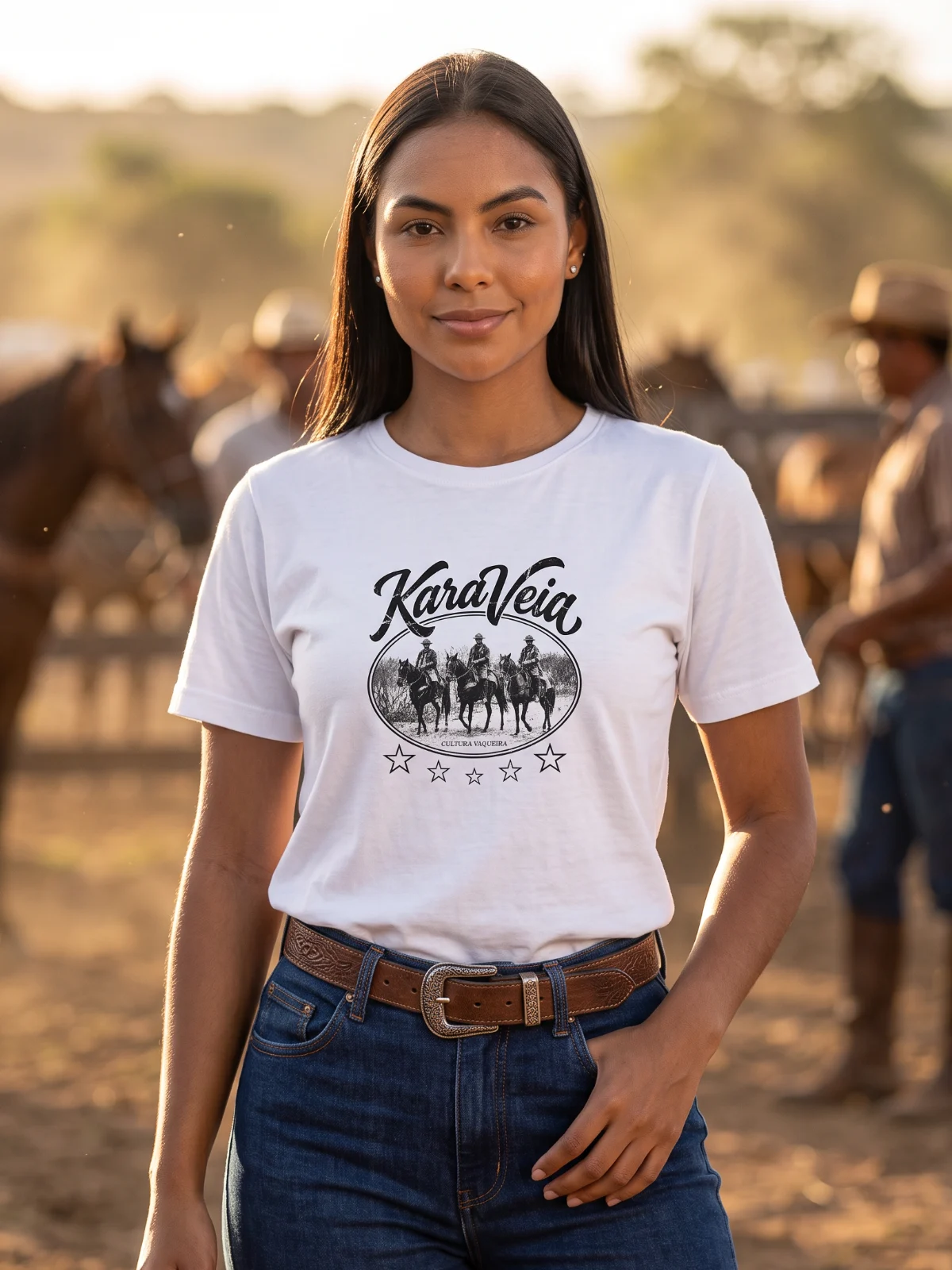 Camiseta Kara Veia Cultura Vaqueira