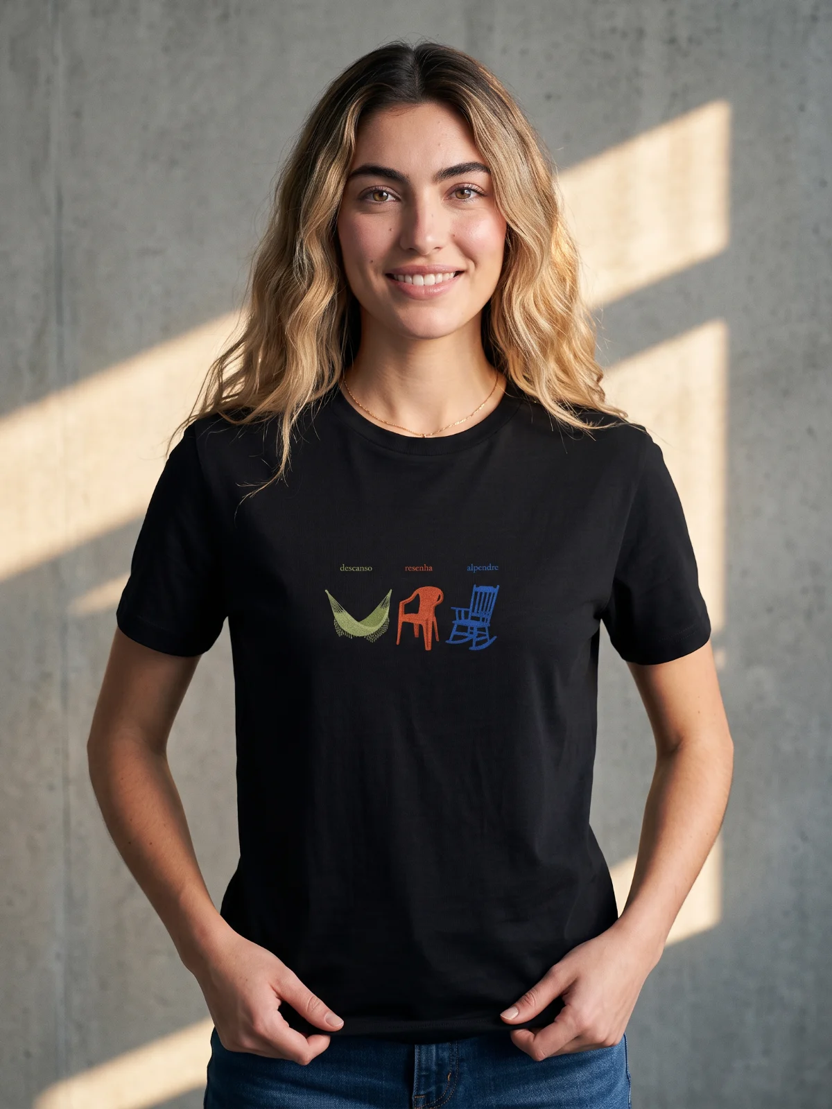 Camiseta Descanso, Resenha e Alpendre