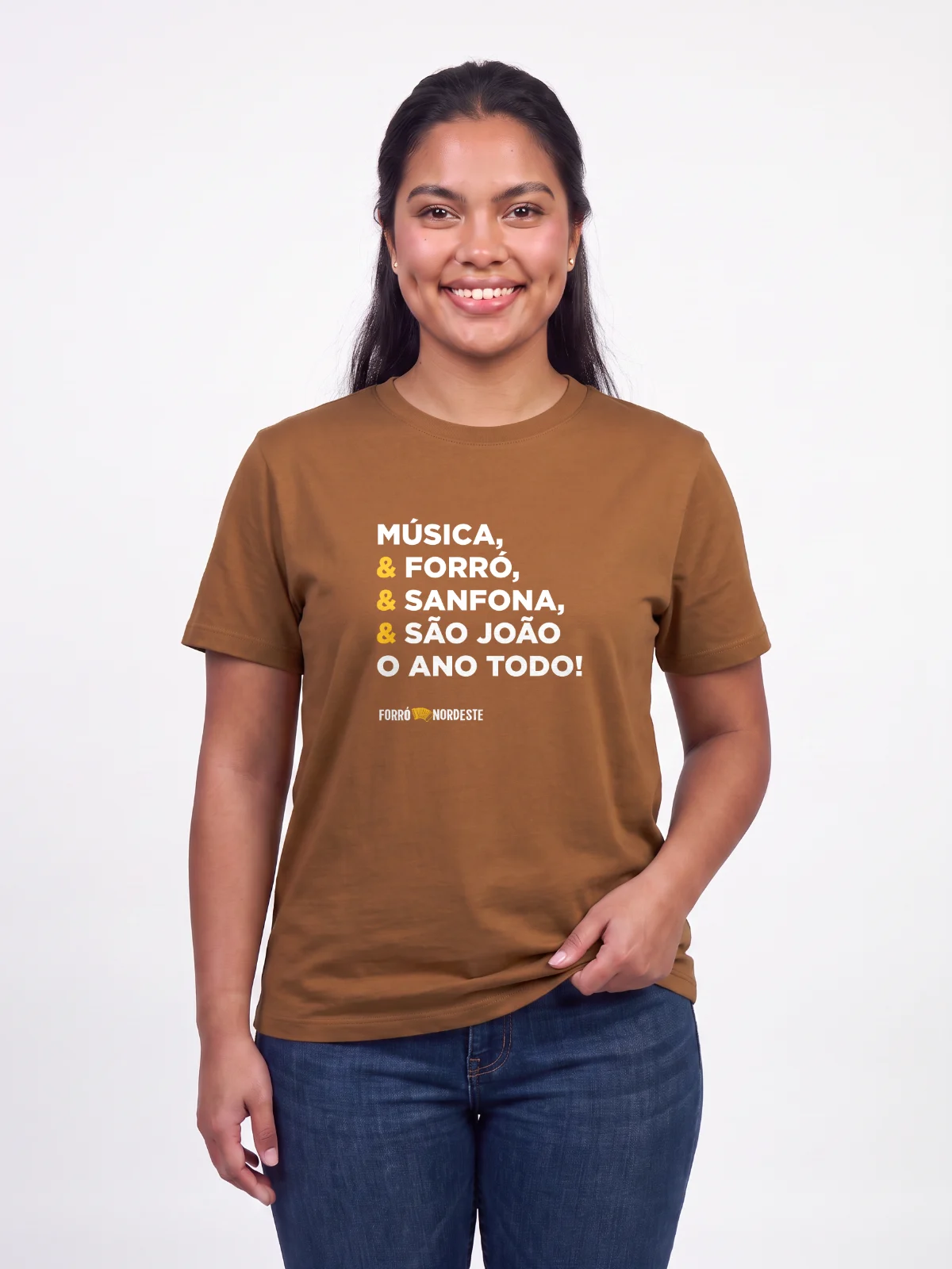 Camiseta Forró e Sanfona e São João o Ano Todo - foto 1