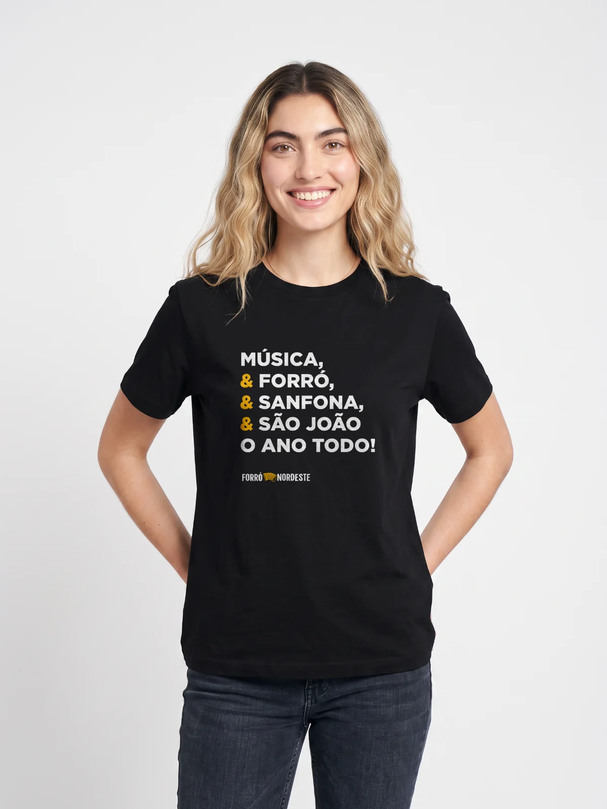 Camiseta Forró e Sanfona e São João o Ano Todo - foto 1