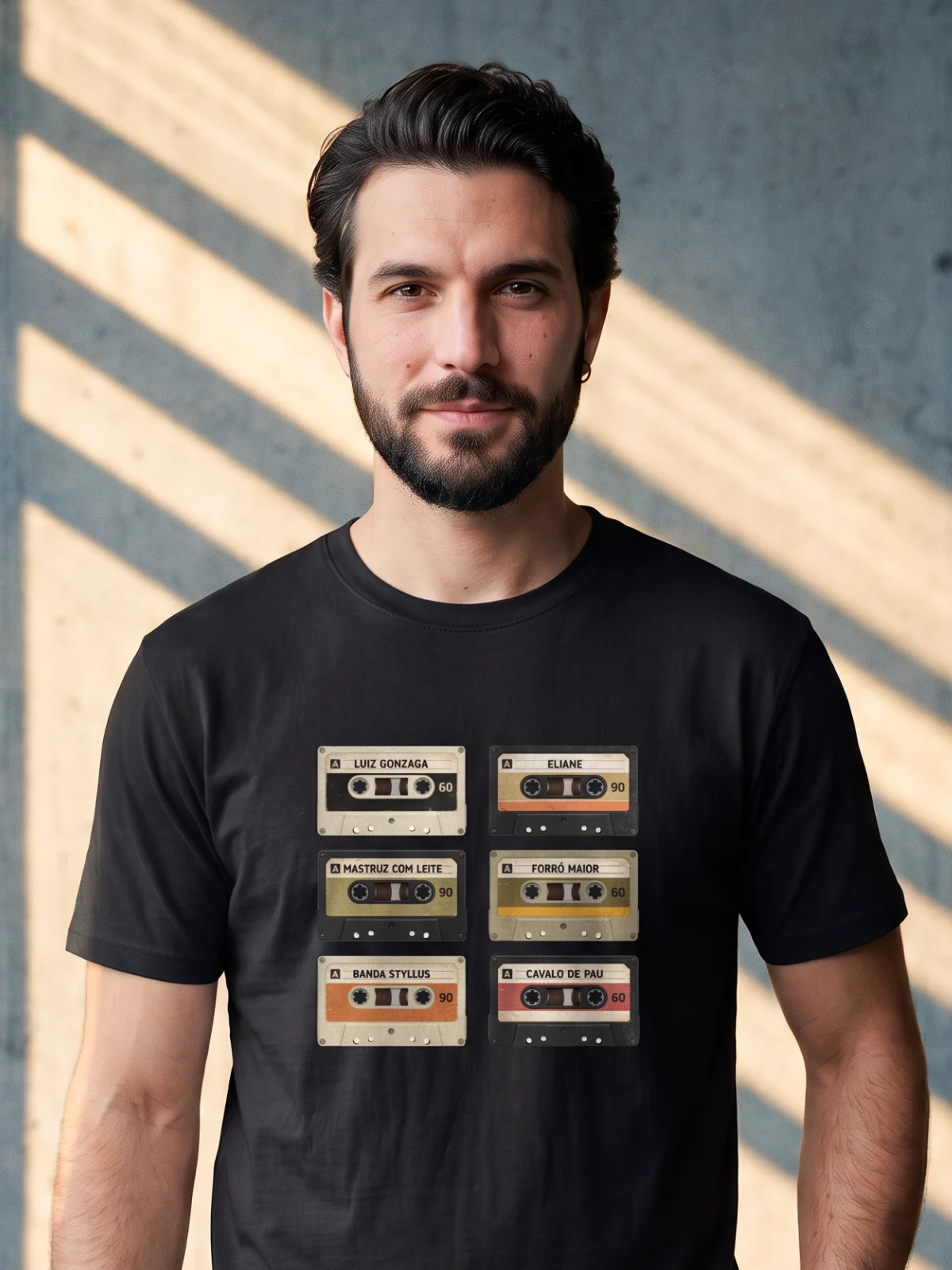 Camiseta Fitas K7 do Forró