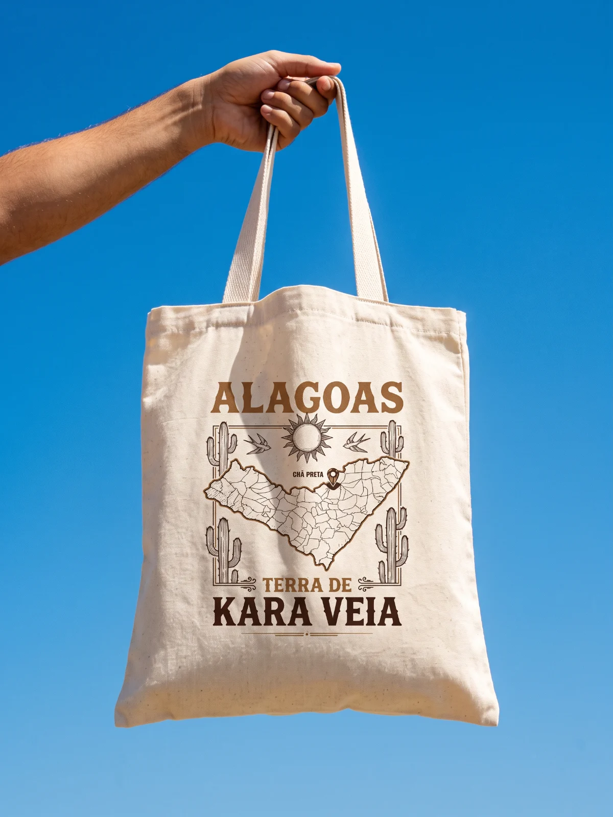 Ecobag Alagoas Terra de Kara Veia