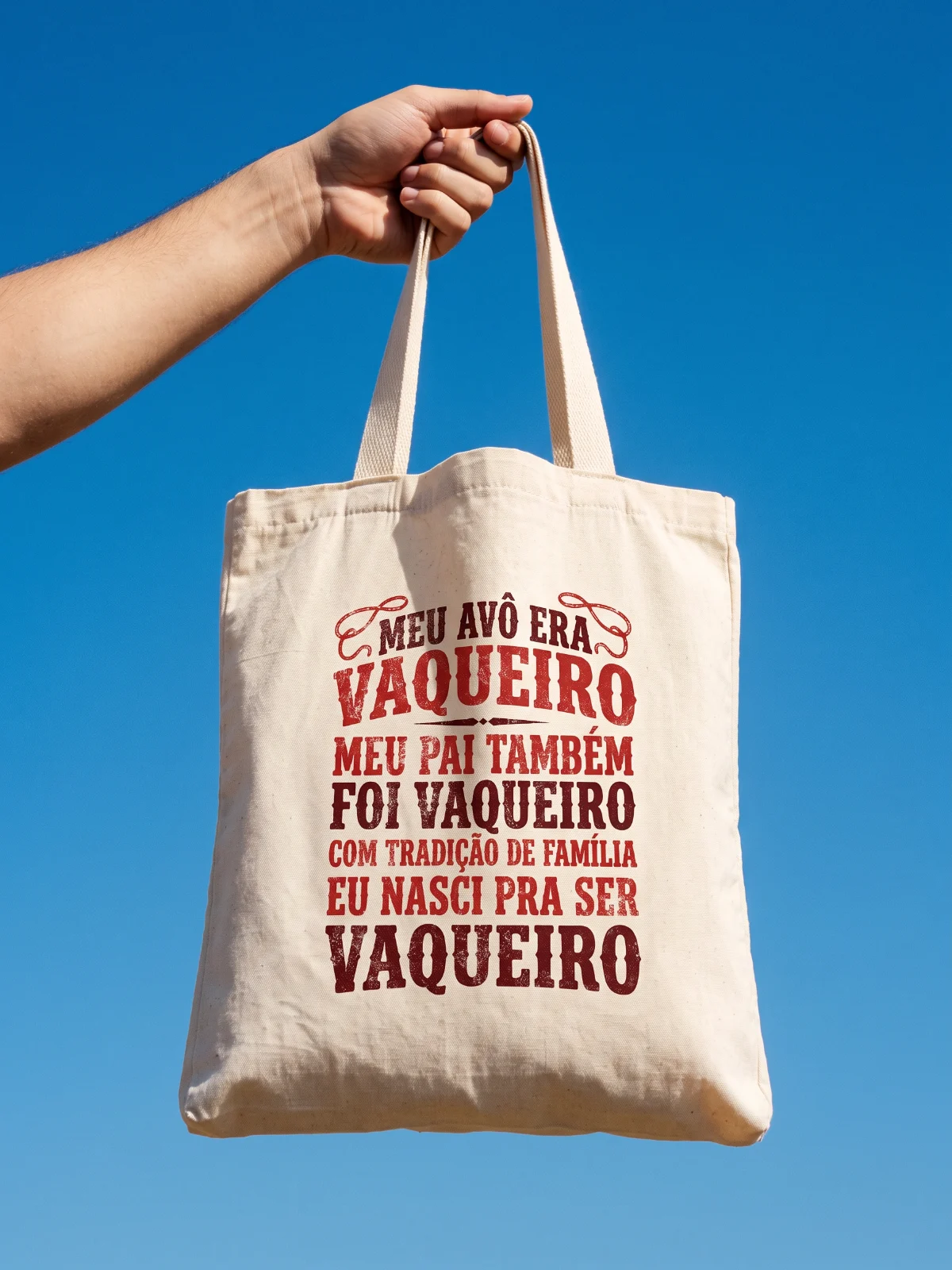 Ecobag Meu Avô era Vaqueiro