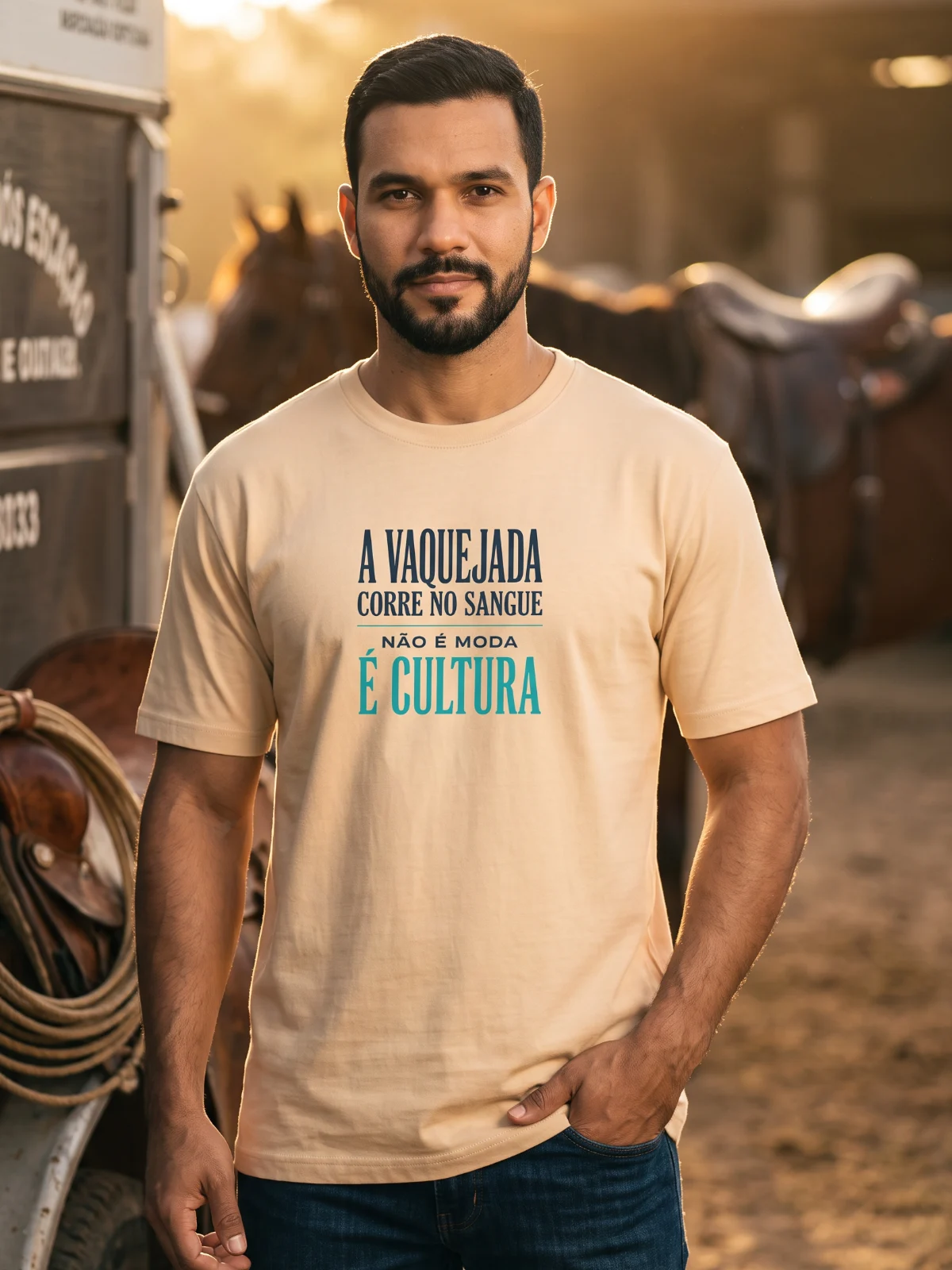 Camiseta Vaquejada Corre No Sangue