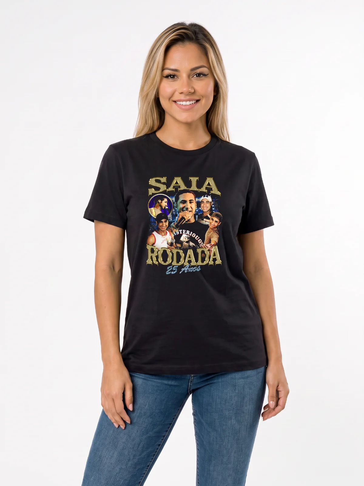 Camiseta Fotos Antigas Raí