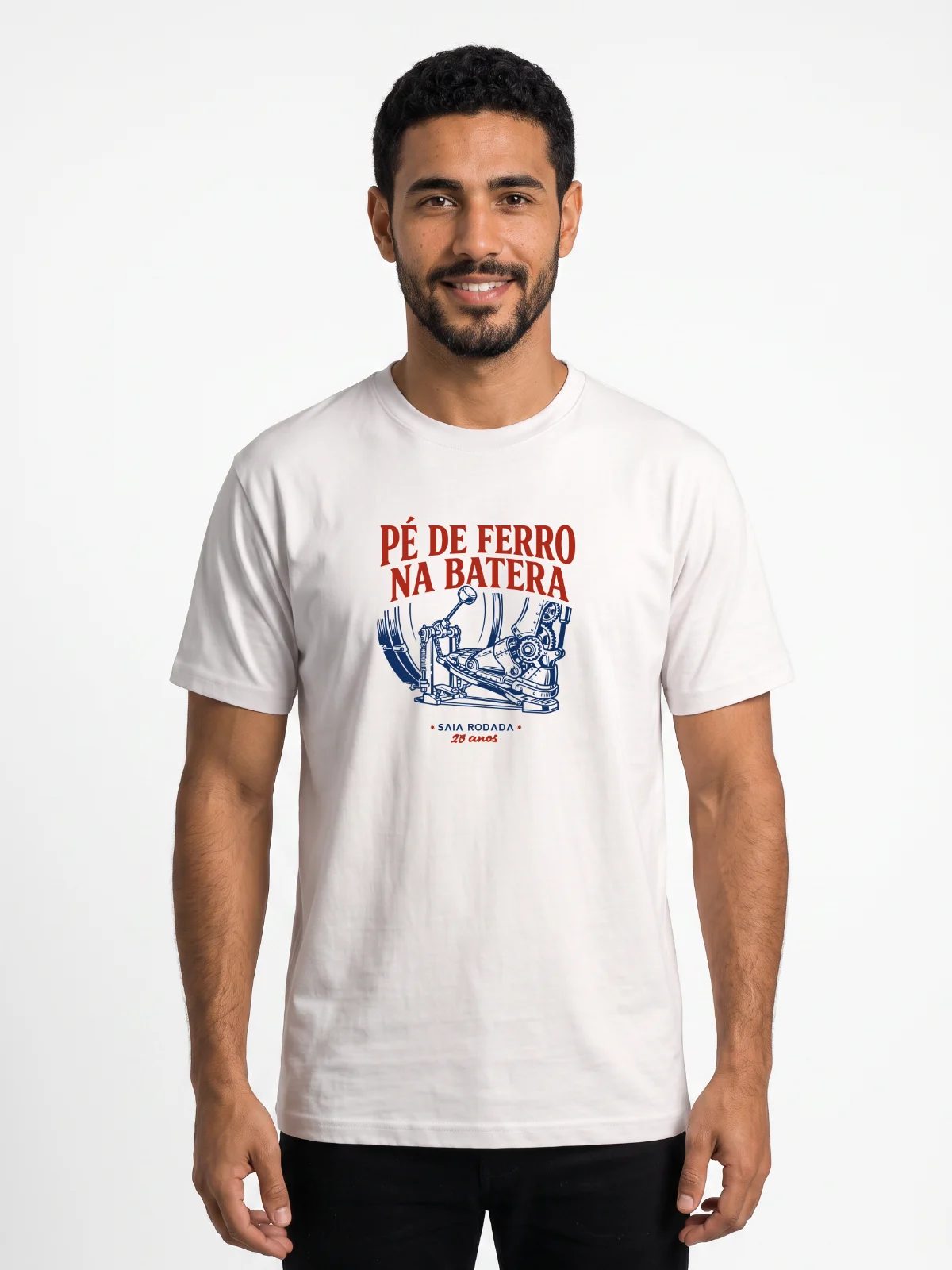 Camiseta Pé de Ferro na Batera