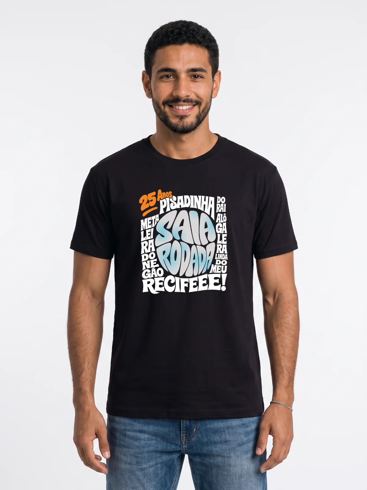 Camiseta 25 Anos Saia Rodada (inspirada no 2º DVD)