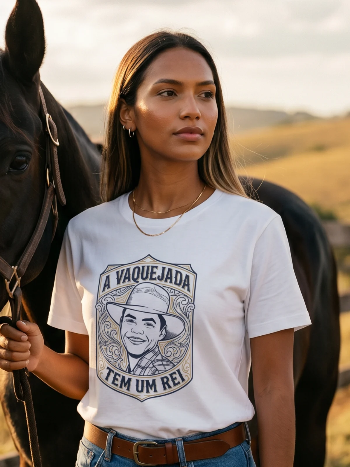 Camiseta A Vaquejada Tem Um Rei