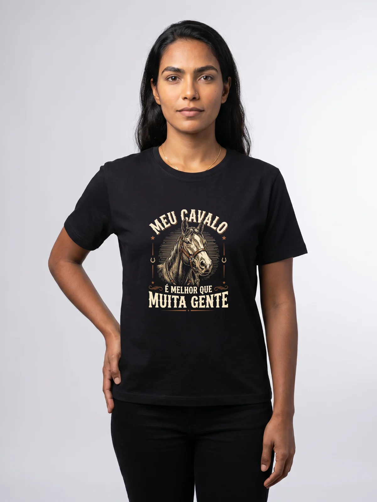 Camiseta Meu Cavalo é Melhor que Muita Gente - foto 3